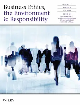  Business Ethics, the Environment & Responsibility | Zeitschrift |  Sack Fachmedien