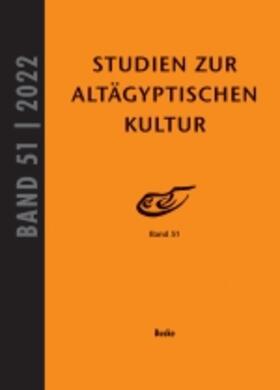  Studien zur Altägyptischen Kultur | Zeitschrift |  Sack Fachmedien