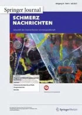  Schmerz Nachrichten | Zeitschrift |  Sack Fachmedien