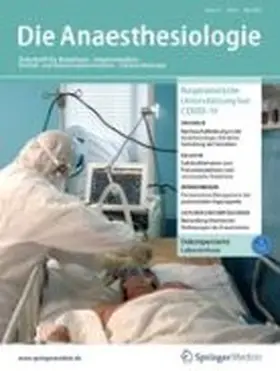  Die Anaesthesiologie | Zeitschrift |  Sack Fachmedien