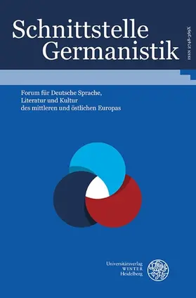  Schnittstelle Germanistik | Zeitschrift |  Sack Fachmedien