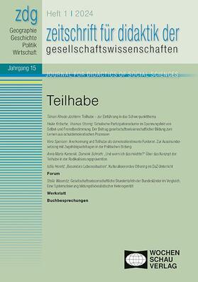 Zeitschrift für Didaktik der Gesellschaftswissenschaften | Wochenschau Verlag | Zeitschrift | sack.de