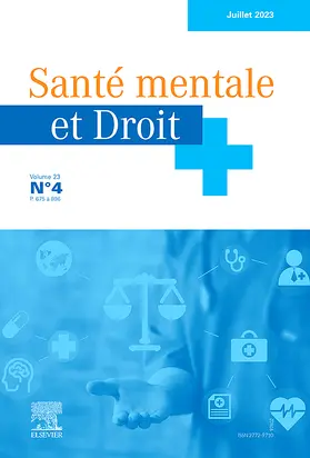  Sante mentale et Droit | Zeitschrift |  Sack Fachmedien