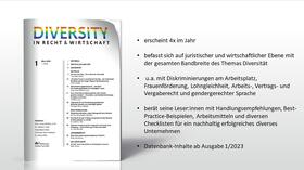 Deutscher Fachverlag GmbH, Fachmedien Recht, Frankfurt am Main |  Diversity in Recht & Wirtschaft | Zeitschrift |  Sack Fachmedien