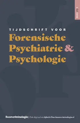  Tijdschrift voor Forensische Psychiatrie & Psychologie | Zeitschrift |  Sack Fachmedien