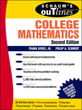 Ayres / Schmidt |  Schaum's Outline of College Mathematics | Buch |  Sack Fachmedien