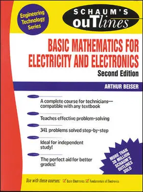 Beiser / Emeritus |  Schaum's Outline of Basic Mathematics for Electricity and Electronics | Buch |  Sack Fachmedien