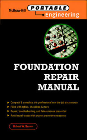 Brown |  Foundation Repair Manual | Buch |  Sack Fachmedien
