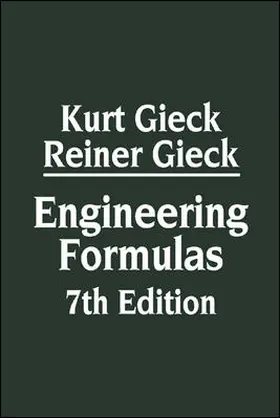 Gieck |  Engineering Formulas | Buch |  Sack Fachmedien