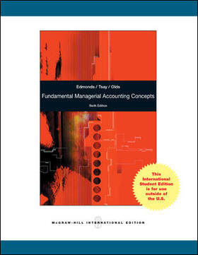 Edmonds / Olds / Tsay |  Fundamental Managerial Accounting Concepts | Buch |  Sack Fachmedien