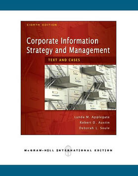 Applegate / Austin / Soule |  Corporate Information Strategy and Management:  Text and Cases (Int'l Ed) | Buch |  Sack Fachmedien