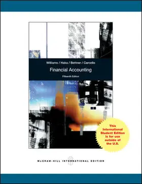 WILLIAMS |  ISE FINANCIAL ACCOUNTING | Buch |  Sack Fachmedien