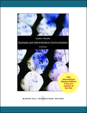 Locker / Kienzler |  Business and Administrative Communication | Buch |  Sack Fachmedien