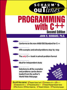 Hubbard |  Schaum's Outline of Programming with C++ | Buch |  Sack Fachmedien