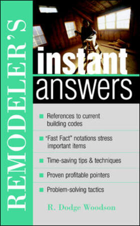 Woodson |  Remodeler's Instant Answers | Buch |  Sack Fachmedien
