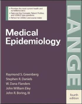 Greenberg / Daniels / Flanders |  Medical Epidemiology | Buch |  Sack Fachmedien
