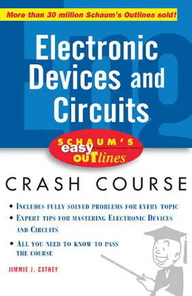 Cathey |  Schaum's Easy Outline of Electronic Devices and Circuits | Buch |  Sack Fachmedien