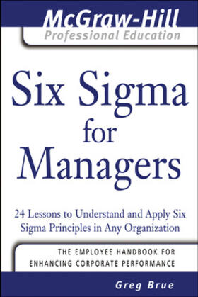 Brue | Six Sigma for Managers | Buch | 978-0-07-145548-0 | sack.de