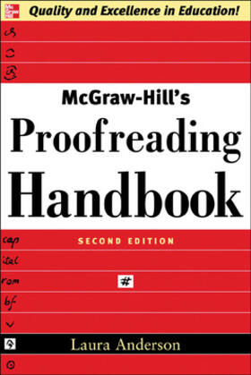 Anderson |  McGraw-Hill's Proofreading Handbook | Buch |  Sack Fachmedien