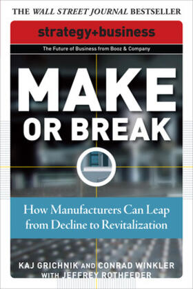 Grichnik / Winkler / Rothfeder |  Make or Break: How Manufacturers Can Leap from Decline to Revitalization | Buch |  Sack Fachmedien