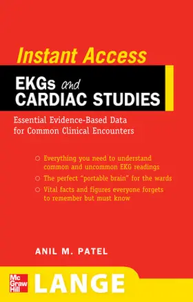 Patel |  Lange Instant Access EKGs and Cardiac Studies | Buch |  Sack Fachmedien