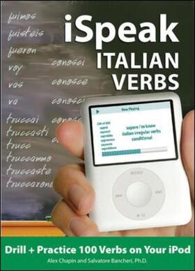 Chapin |  iSpeak Italian Verbs (MP3 CD + Guide) | Buch |  Sack Fachmedien