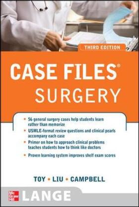 Toy / Liu / Campbell |  Case Files Surgery, Third Edition | Buch |  Sack Fachmedien