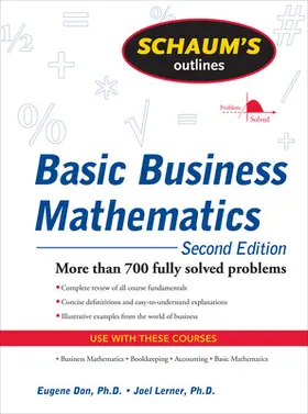 Don / Lerner |  SO BSC BUSINESS MATH 2E REV | Buch |  Sack Fachmedien