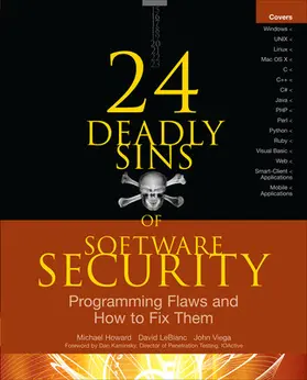 Howard / LeBlanc / Viega |  24 Deadly Sins of Software Security | Buch |  Sack Fachmedien