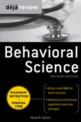 Quinn |  Deja Review Behavioral Science | Buch |  Sack Fachmedien