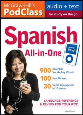 Chapin |  McGraw-Hill's PodClass Spanish All-in-One Study Guide (MP3 Disk) | Buch |  Sack Fachmedien