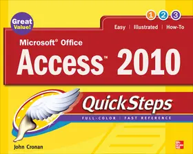 Cronan |  Microsoft Office Access 2010 QuickSteps | Buch |  Sack Fachmedien