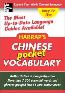 Harrap |  Harrap's Pocket Chinese Vocabulary | Buch |  Sack Fachmedien