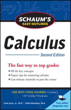 Mendelson / Ayres |  Schaum's Easy Outline of Calculus, Second Edition | Buch |  Sack Fachmedien