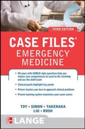 Toy / Simon / Takenaka |  Case Files Emergency Medicine, Third Edition | Buch |  Sack Fachmedien