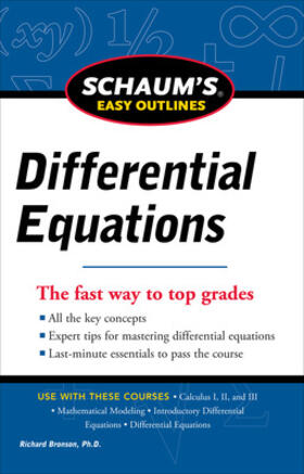 Bronson |  Schaum's Easy Outline of Differential Equations, Revised Edition | Buch |  Sack Fachmedien