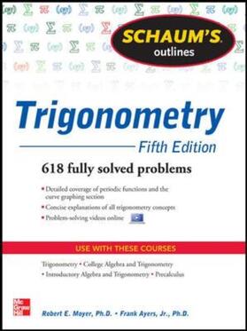 Moyer / Ayres |  Schaum's Outline of Trigonometry | Buch |  Sack Fachmedien