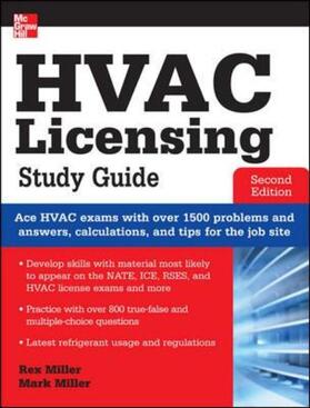Miller |  HVAC Licensing Study Guide, Second Edition | Buch |  Sack Fachmedien