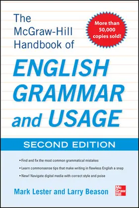 Lester / Beason |  McGraw-Hill Handbook of English Grammar and Usage, 2nd Edition | Buch |  Sack Fachmedien