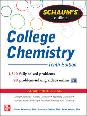 Rosenberg / Epstein / Krieger |  Schaum's Outline of College Chemistry | Buch |  Sack Fachmedien