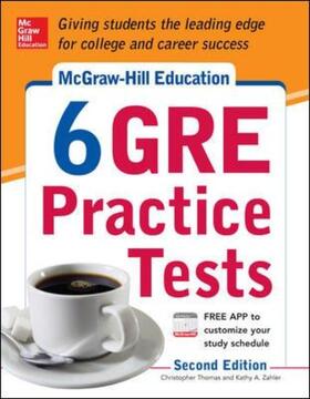 Zahler / Thomas |  MGWH EDUCATION 6 GRE PRAC TEST | Buch |  Sack Fachmedien