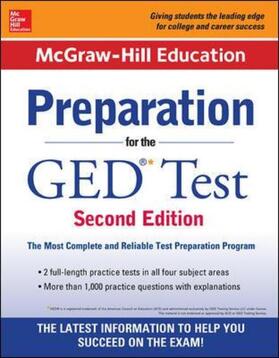 Mcgraw-Hill Education Editors |  McGraw-Hill Education Preparation for the GED Test 2nd Edition | Buch |  Sack Fachmedien