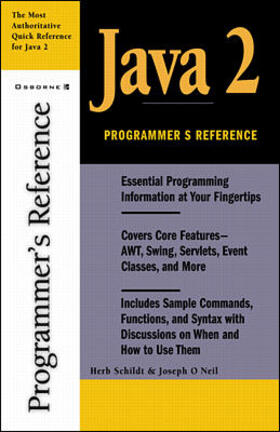 Schildt / Neil |  Java 2 Programmer's Reference | Buch |  Sack Fachmedien