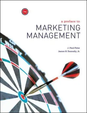 Peter / Donnelly Jr. / Donnelly, Jr |  Preface to Marketing Management | Buch |  Sack Fachmedien