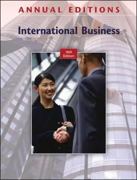 Maidment |  Annual Editions: International Business | Buch |  Sack Fachmedien