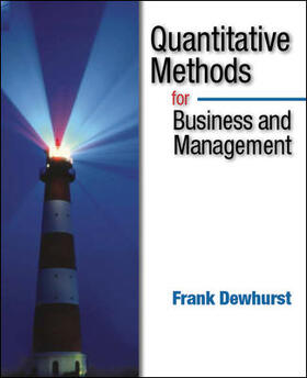 Dewhurst |  Quantitative Methods for Business Management | Buch |  Sack Fachmedien