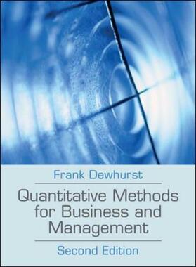 Dewhurst |  Quantitative Methods for Business and Management | Buch |  Sack Fachmedien