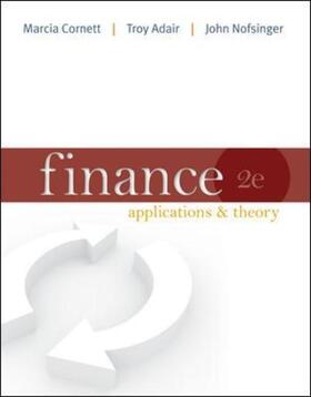 Cornett / Adair / Nofsinger |  Finance: Applications & Theory [With Access Code] | Buch |  Sack Fachmedien