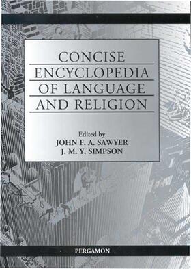 Sawyer / Simpson |  Concise Encyclopedia of Language and Religion | Buch |  Sack Fachmedien