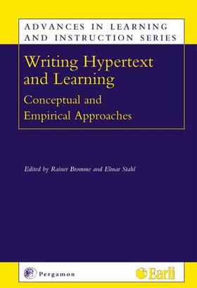 Bromme / Stahl |  Writing Hypertext and Learning | Buch |  Sack Fachmedien